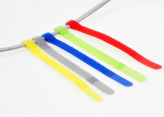 10*110mm 20000times Lifetime Fixed self locking Hook And Loop strap with plastic buckle