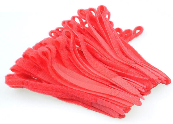 SGS OEM Hook And Loop Cable Ties 10*110mm Temperature Resistant
