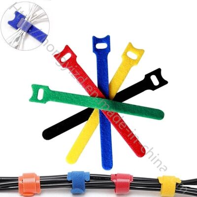 Reusable 2000 Times Double-Sided Hook and Loop Strap with Customizable Width for Household Cable Management