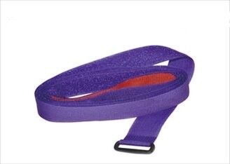Purple Color Hook And Loop Strap With plastic Buckle Reusable Self-lock Cinch Strap