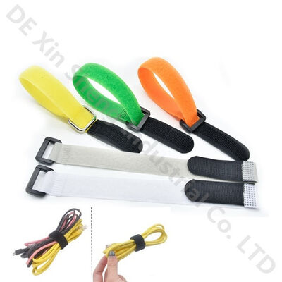 Adjustable Elastic Hook And Loop Strap With Plastic Buckle 20-50mm Width