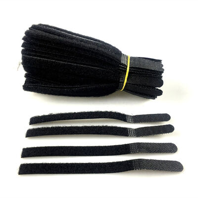 Label Printed Cleanable Nylon Reusable Velcro Cable Ties Hook & Loop Cable Ties