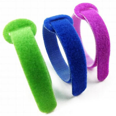 Dual Sided  Mushroom P shape Hook And Loop Fasteners cable tie strap  High Performance