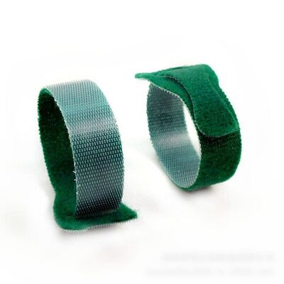 25*200mm T-shape double side back to back  Hook And Loop Cable Ties
