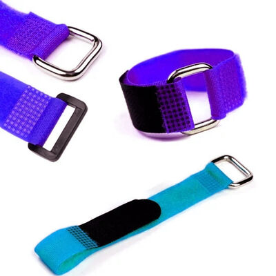 Metal Buckle 200mm 25m/roll Hook And Loop Velcro Straps