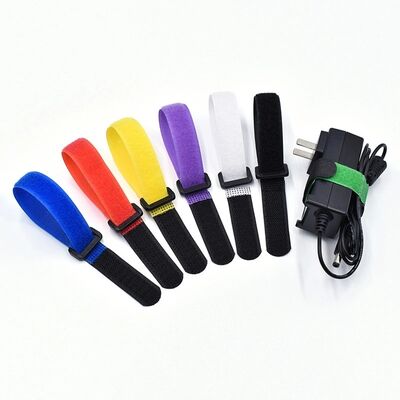 ROHS SGS Hook And Loop Straps Custom Logo Thickness 2mm Customized Printed
