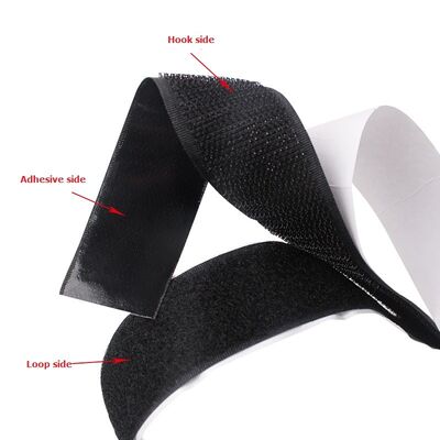 Sustainable Self Adhesive Hook And Loop Tape Industrial Velcro Tape 12.5mm 16mm