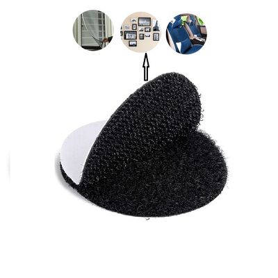 Strong Glue Self Adhesive Hook And Loop Dots Magic Tape Hook And Loop Sticker