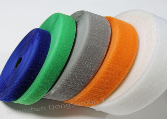 Skid Resistant 25 Meter / Roll Unbrushed Nylon Loop Fastener Customised Shape