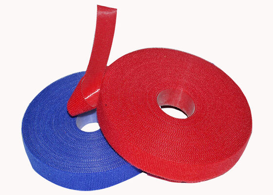 Multi Color 1cm width ROSH Adhesive back to back Hook And Loop Strap