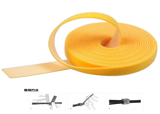 OEM 10mm nylon Hook And Loop Plant Tie Tape double sided velcro tape