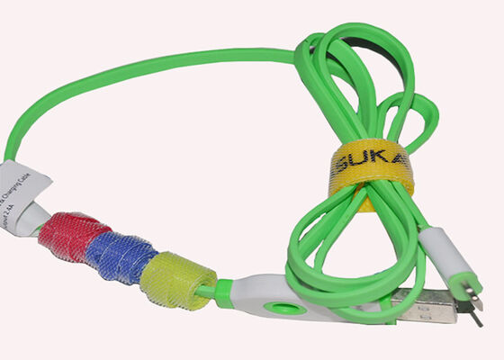 Self Gripping 20mm Width T shape back to back Hook And Loop Tie Straps Double Sided