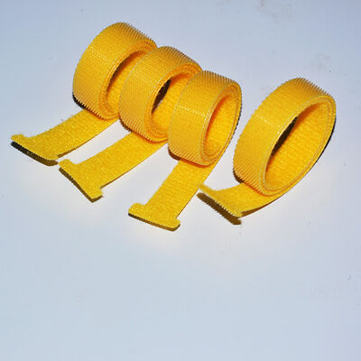 25*200mm multipurpose T-shape  back to back Hook And Loop Cable Ties