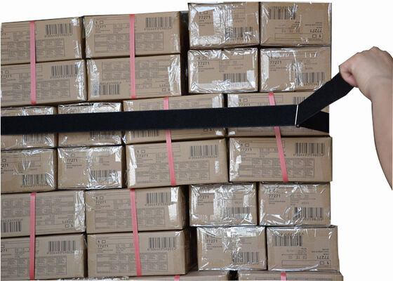 Strong Securing Logistics Industrial Pallet Wrap Velcro Nylon Straps For Transportation