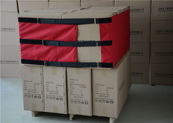 Black / Red Color Reusable hook and loop waterproof Pallet Wrap  Nylon Straps For Medical Equipment