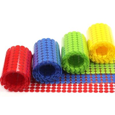 Durable Die Cut Self Adhesive Velcro Dots Diameter 20mm With Glue