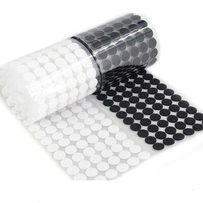 10mm Dia High Temperature Resistance Strong Adhesive Hook and Loop Dots Self Adhesive Fastener Dots