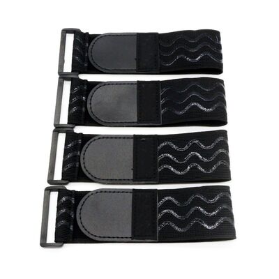 Heavy Duty Anti-slip Elastic Adjustable Hook and Loop Strap for Extension Cords and Luggage
