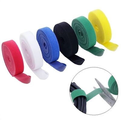 Customised Size Reusable Dual-use Hook and Loop Cable Tie and Double Sided Hook and Loop Tape