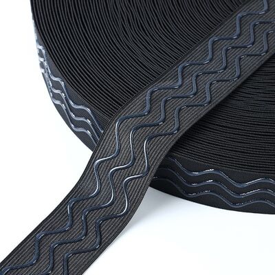 50mm Width 20 Yards/Roll Anti-Slip Elastic Hook and Loop Strap for Luggage and Bags