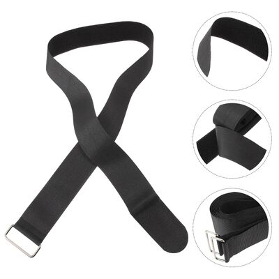 Customizable Reusable Nylon Hook and Loop Strap with Plastic Buckle for Wire and Outdoor Use