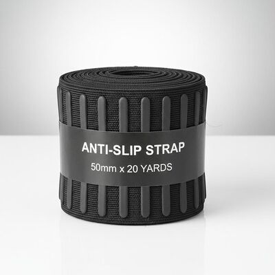 50mm Width 20 Yards/Roll Anti-Slip Elastic Hook and Loop Strap for Luggage and Bags