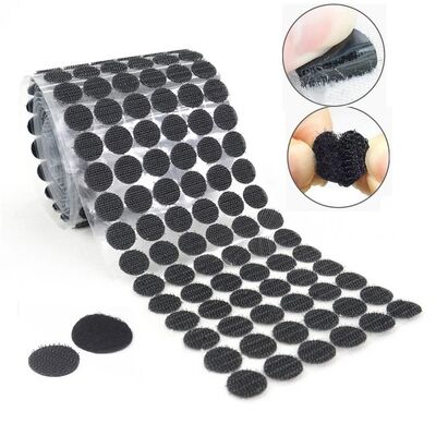 Eco-Friendly Heavy Duty Heat Resistant Self Adhesive Velcro Dots and Hook and Loop Coins