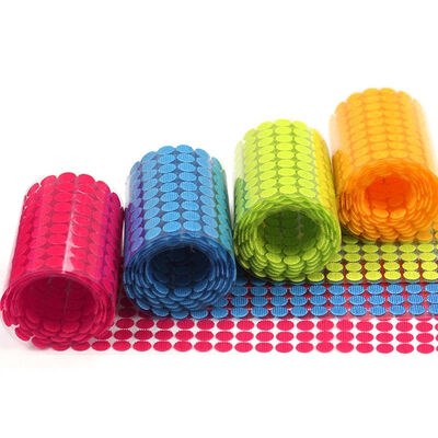 Eco-Friendly Heavy Duty Heat Resistant Self Adhesive Velcro Dots and Hook and Loop Coins