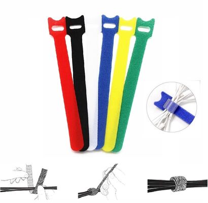Reusable 2000 Times Double-Sided Hook and Loop Strap with Customizable Width for Household Cable Management