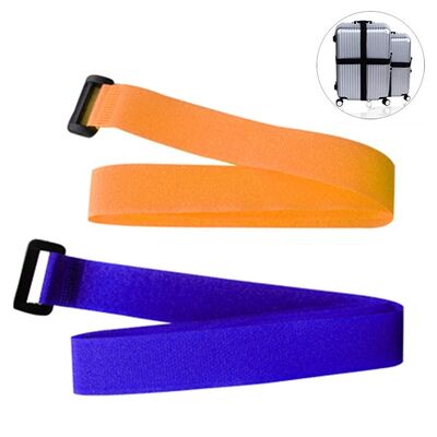 Colorful Nylon Fastener Strap for Luggage and Cable Management Adjustable Nylon Hook and Loop Strap