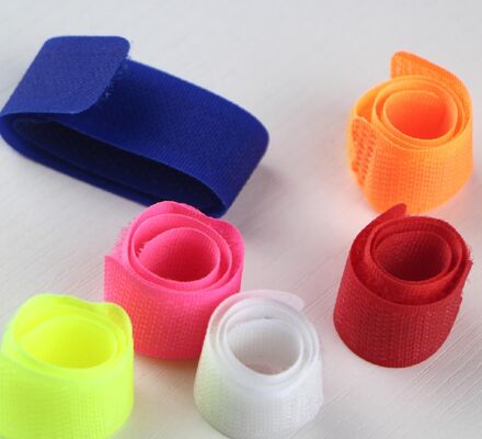 Adjustable Elastic Hook And Loop Strap With Plastic Buckle 20-50mm Width