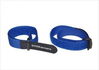 Imprint Logo Adjustable Hook And Loop Straps with plastic buckle Straps Nylon Tie Straps