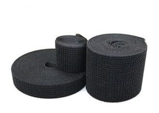 3" Multicolored Black Hook And Loop Magic Velcro Tape For Smooth Surface Object