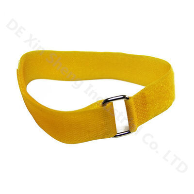 Dual Lock Tape colored nylon hook and loop straps with metal buckle