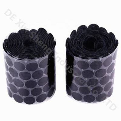 Dual Sided sticky back Hook And Loop Dots 1  Roll Lightweight Any Logo Avaliable