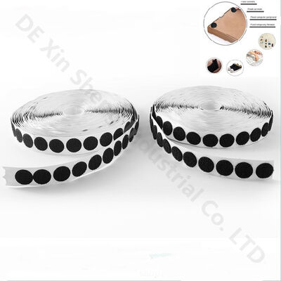 25mm Colored Dots Backed nylon self adhesive dots standard sticky dots hook and loop dots