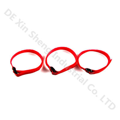 100%nylon Adjustable Hook And Loop Straps Fasteners SGS