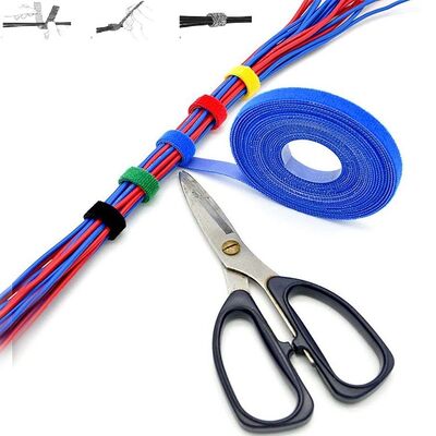 20mm Width 100% Nylon Double Sided Hook And Loop Tape For Cable Tie