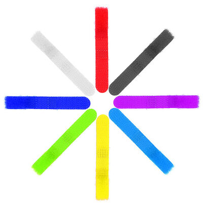 Self Adhesive Hook And Loop Fastening Cable Ties High Fastness Durable