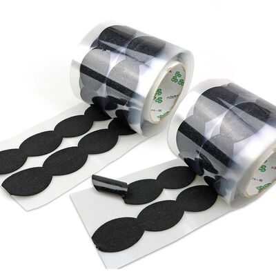 Strong Polyester Nylon Hook & Loop Dots Eco Friendly Colored Velcro Dots