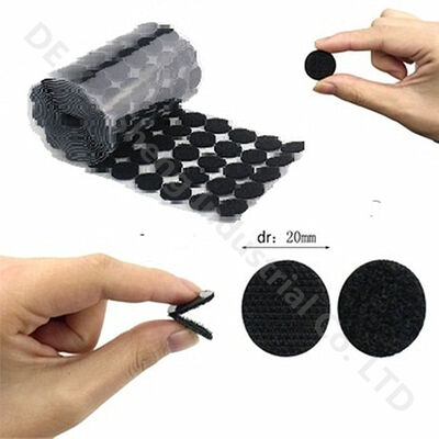Super Sticky Self Adhesive Hook And Loop Dots With Hot Melt Glue
