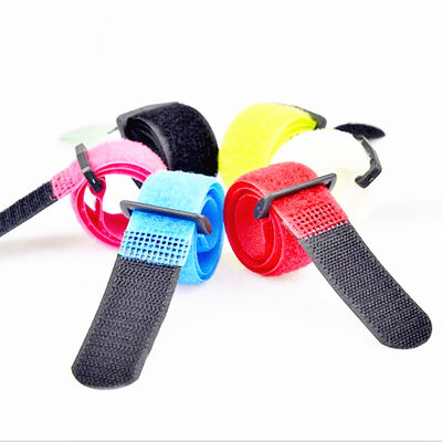 Reusable 25m/Roll Hook And Loop Buckle Strap ROSH Nylon Velcro Straps