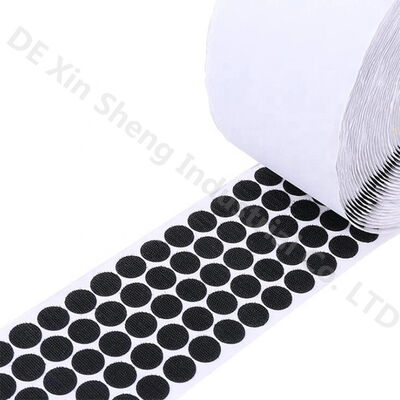 Die Cut Adhesive Hook And Loop Dot 60% Nylon For Sofa Random Color