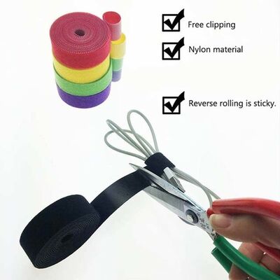 T Shape ROSH 100%Nylon Hook And Loop Magic Fastener 1cm width