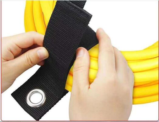 Heavy Duty Eco-Friendly Self Locking Hook and Loop Cable Hanger Adjustable Woven Straps Holder