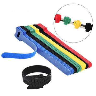 OEM 10mm Nylon Velcro T shape Double Sided Hook And Loop Roll