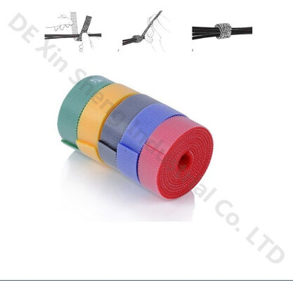 OEM 10mm Nylon Velcro T shape Double Sided Hook And Loop Roll