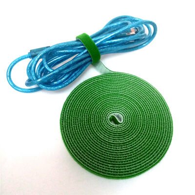 25m/Roll Nylon Hook And Loop Fastener ROSH Self Locking 0.7"