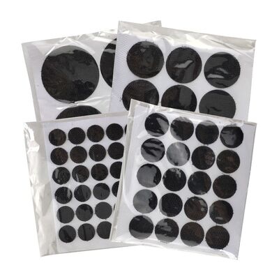 ROSH Nylon Polyester Film Hook And Loop Dots 110mm Width