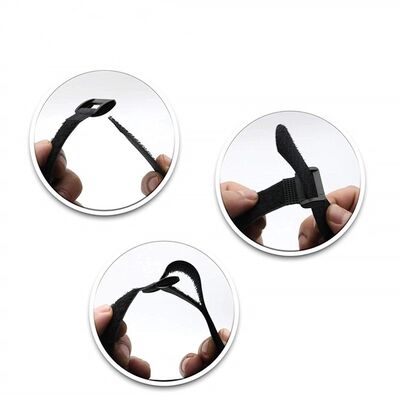 Elastic Magic Reusable 50mm Hook And Loop Straps Anti Slip